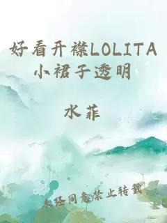 好看开襟LOLITA小裙子透明